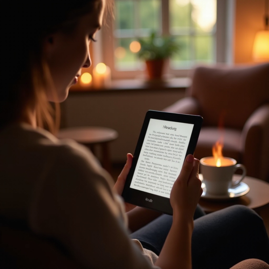 apakah kindle menunjukkan berapa lama waktu yang diperlukan untuk membaca