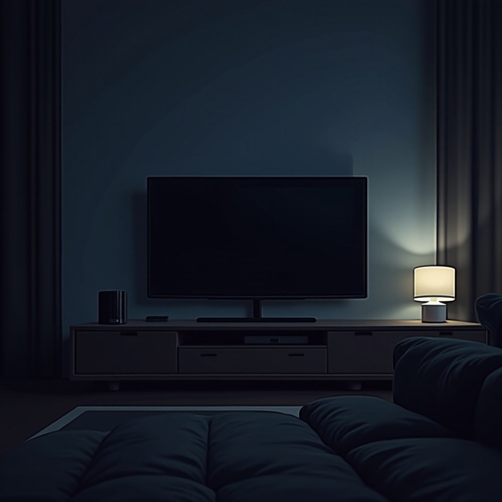 mengapa tv saya memiliki bayangan hitam