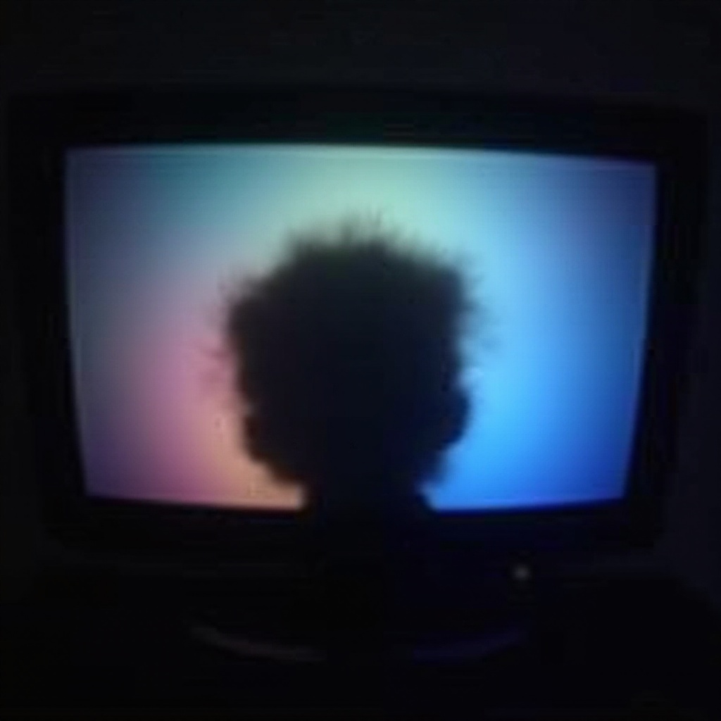 televizyonumda neden siyah bir gölge var