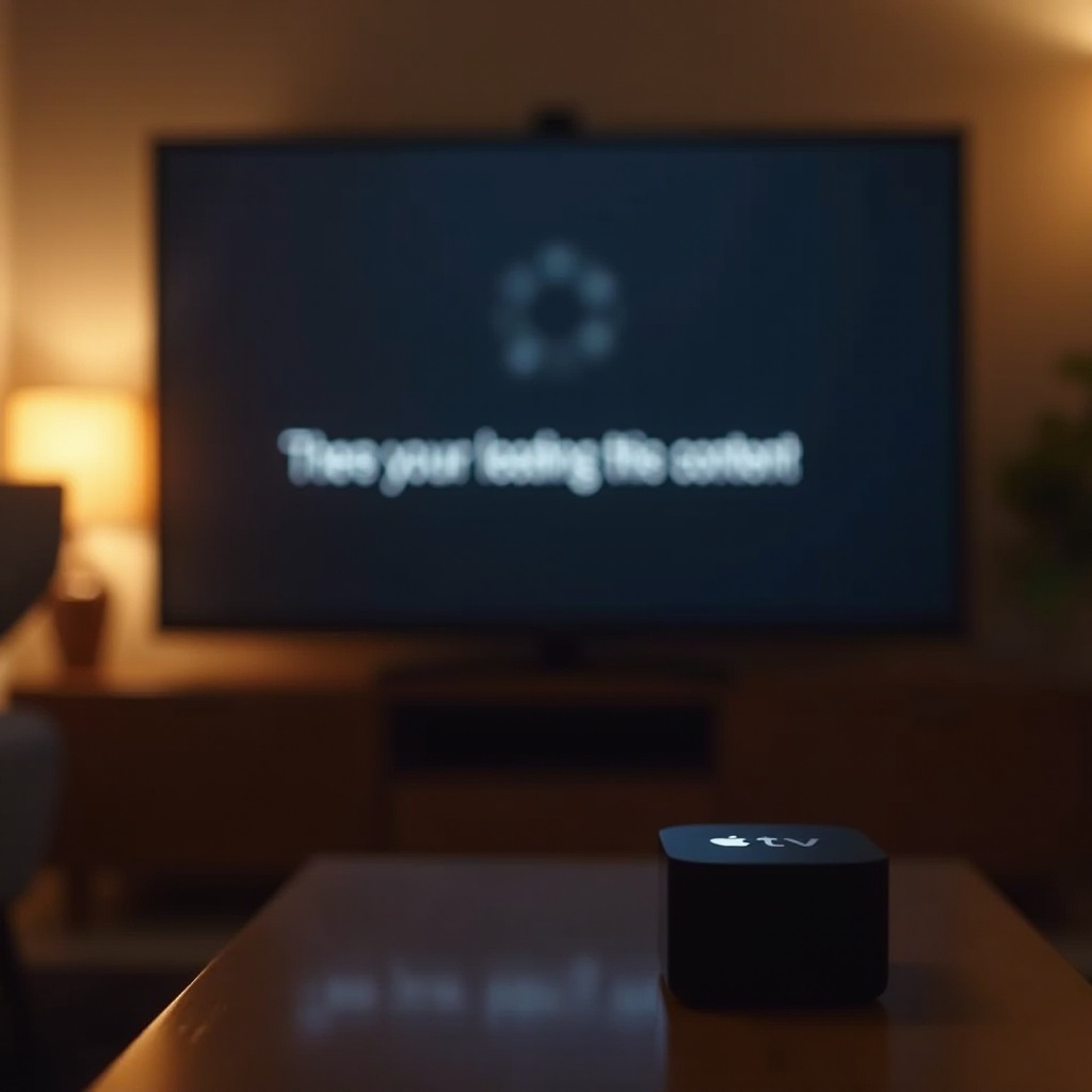 Apple TV 이 콘텐츠를 로드하는 중에 문제가 발생했습니다