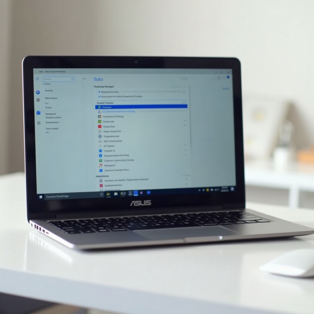Asus 노트북에서 터치패드를 활성화하는 방법