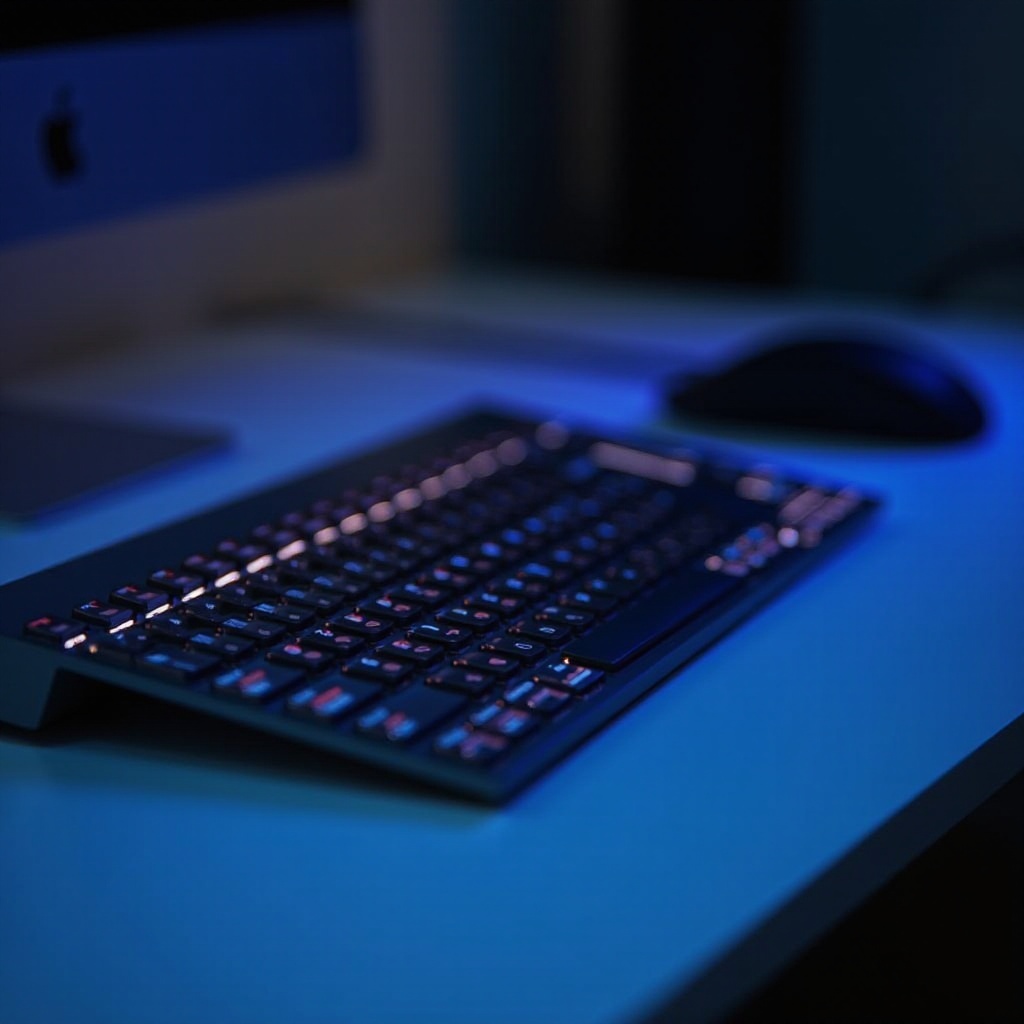 왜 내 레이저 키보드에 불이 들어오지 않나요?