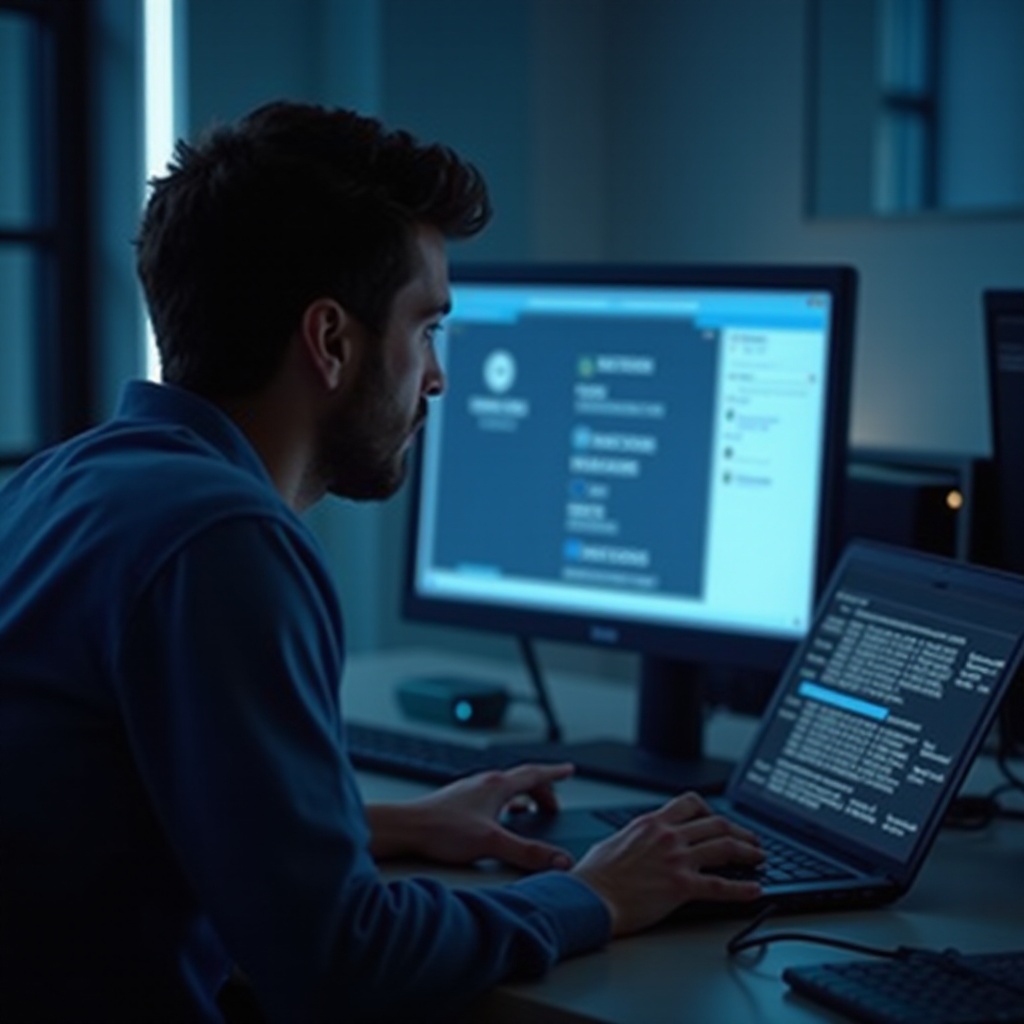 Windows 10이 연결된 USB를 표시하지 않음