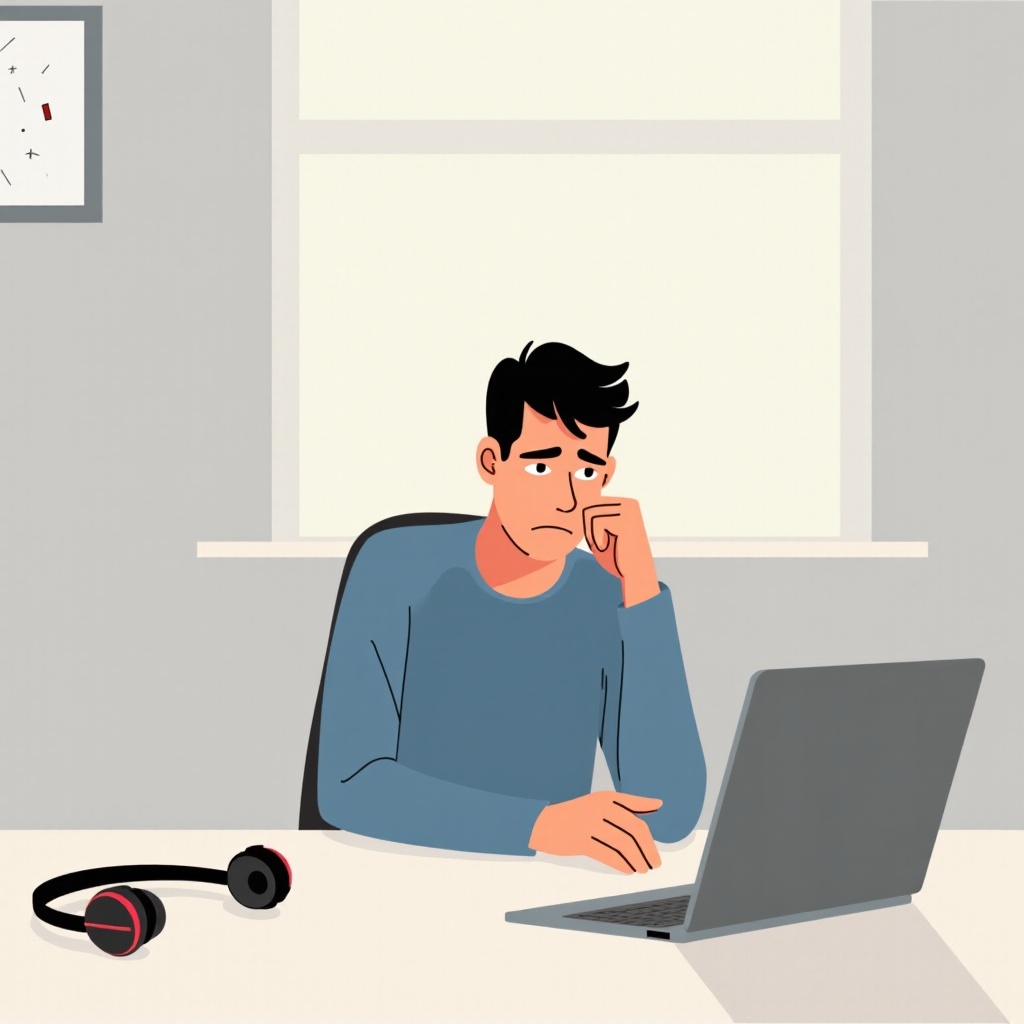 Bluetoothヘッドフォンが接続されていません