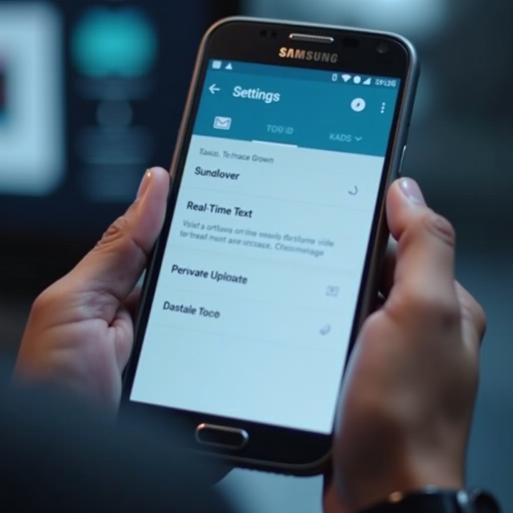 Samsung'da RTT nasıl kapatılır