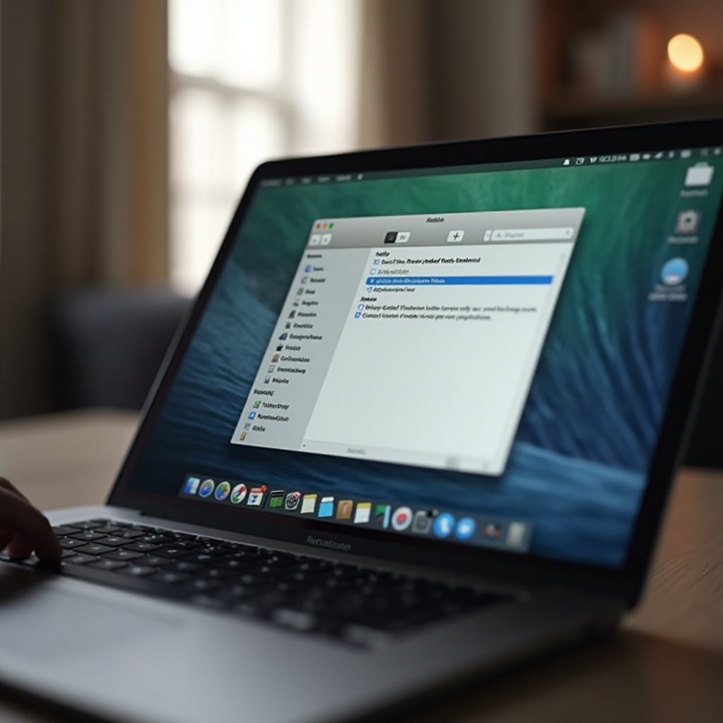 วิธีล็อคโฟลเดอร์บน MacBook