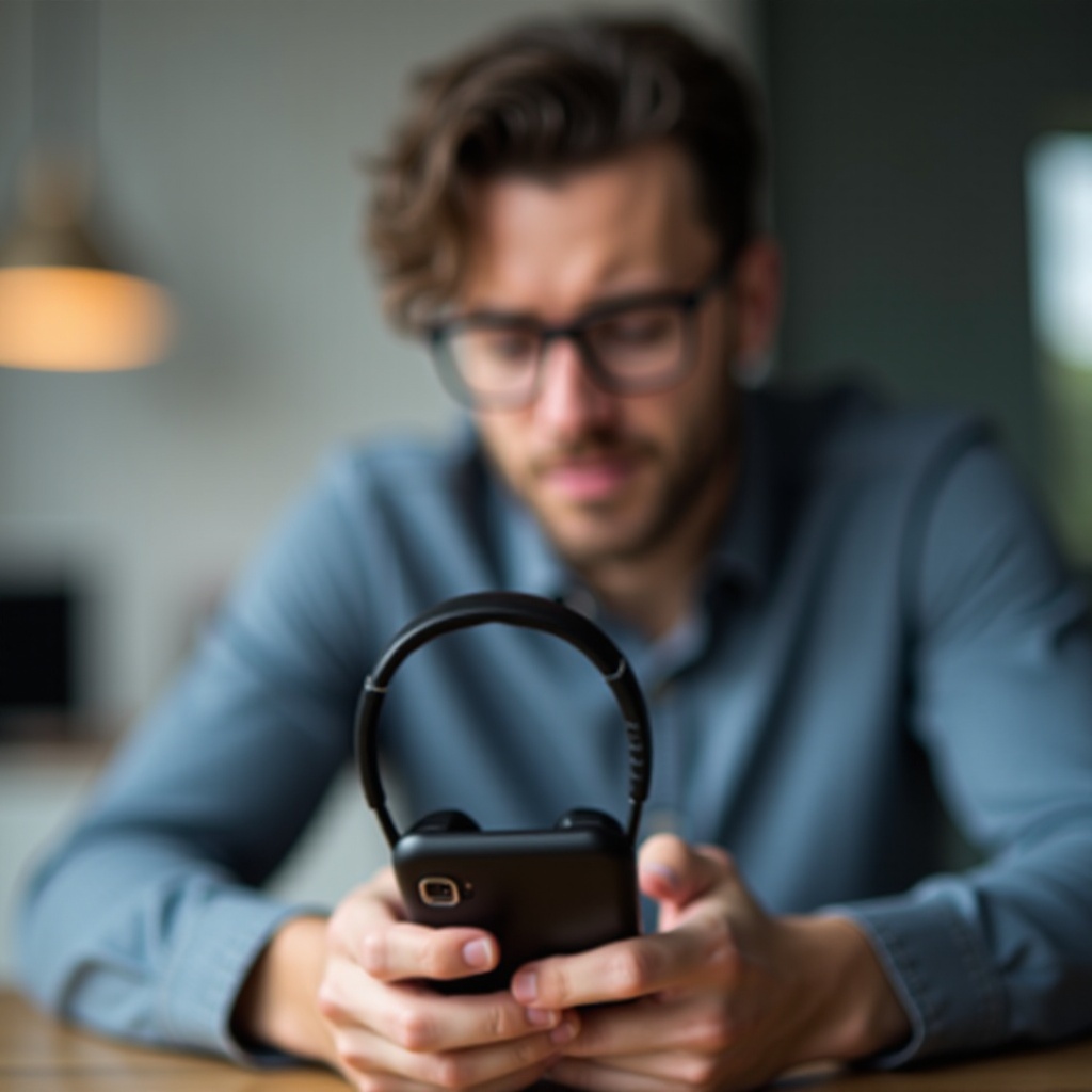 블루투스 헤드폰이 연결되지 않음